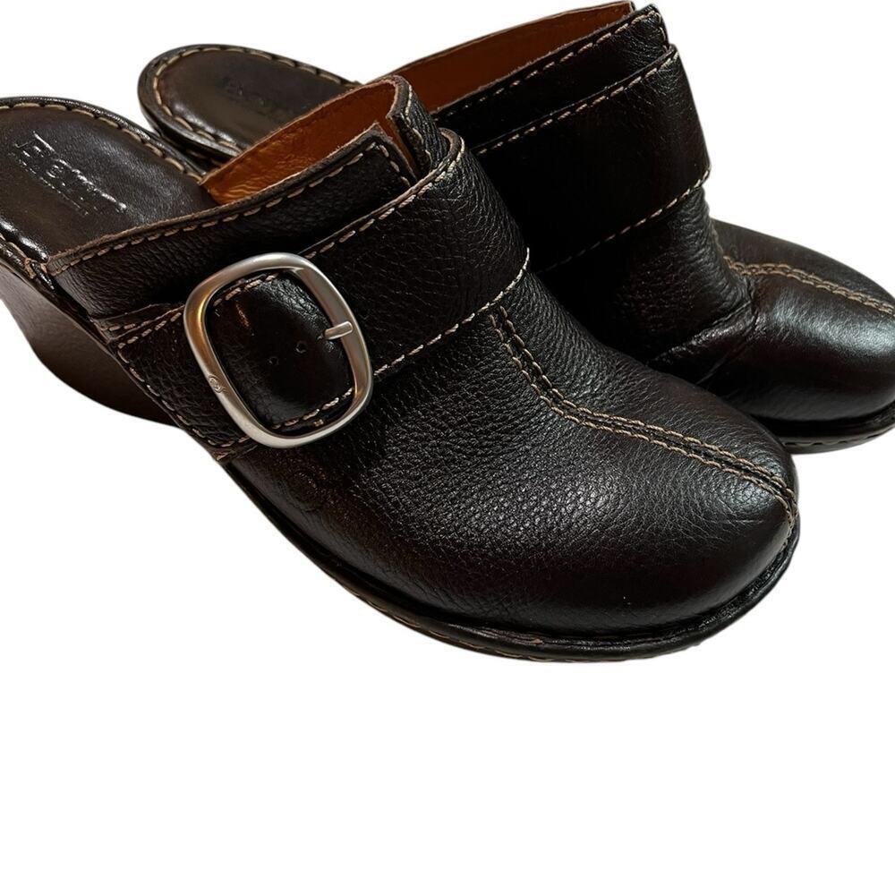 Born women’s clogs, mules brown slip on, women's size 10/42